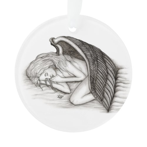 A sleeping Angel Ornament