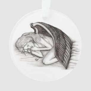 A sleeping Angel Ornament