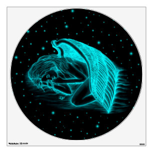 A sleeping Angel Wall Decal