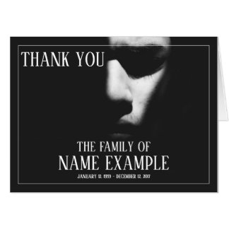 A sleeping face in half shadow card