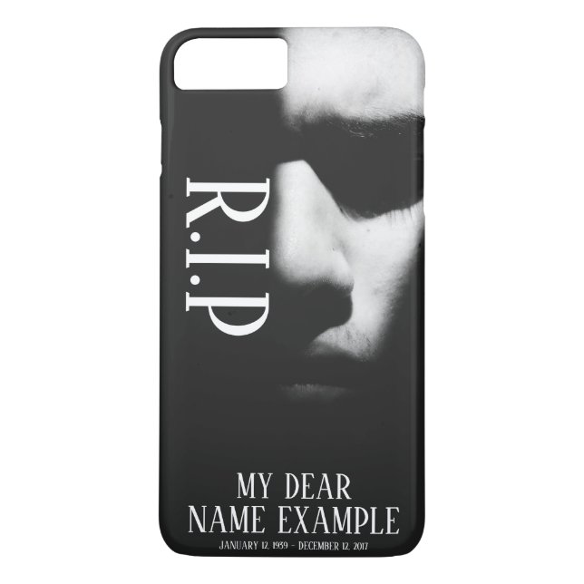 A sleeping face in half shadow Case-Mate iPhone case (Back)