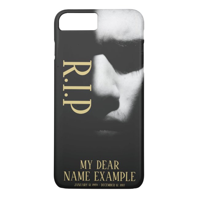 A sleeping face in half shadow Case-Mate iPhone case (Back)