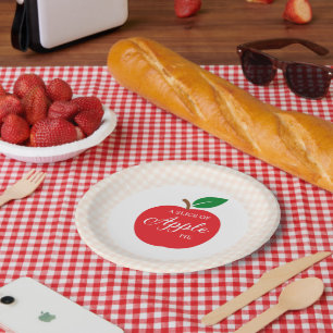 A Slice Of Apple Pie Baby Shower Paper Plates