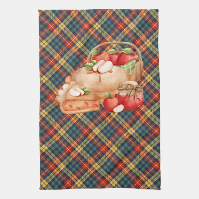 A Slice of Apple Pie Kitchen Towel (Vertical)