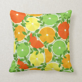 A Slice of Citrus Throw Pillow