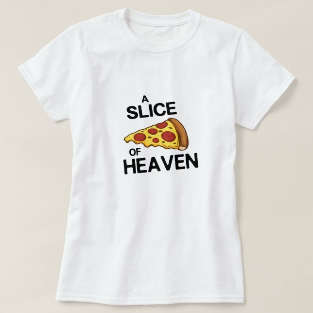 A SLICE OF HEAVEN T-Shirt (Design Front)