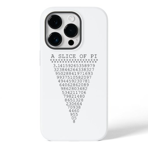 A Slice of Pi Digits Case-Mate iPhone 14 Pro Case