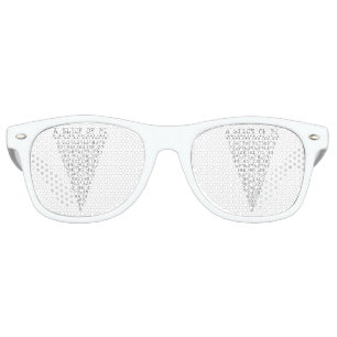 A Slice of Pi Digits Retro Sunglasses