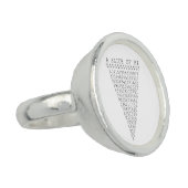 A Slice of Pi Digits Ring (Side)