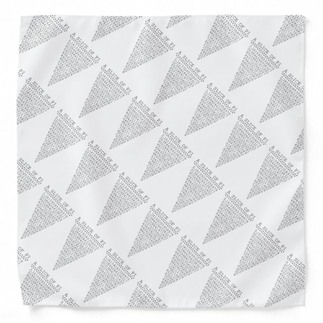 A Slice of Pi Graphic Bandana (Front)