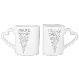 A Slice of Pi Graphic Coffee Mug Set