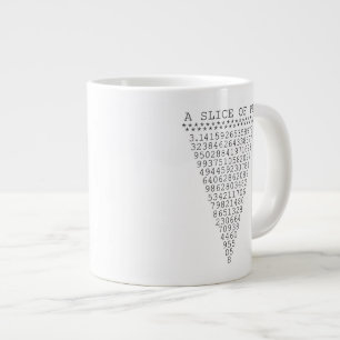 A Slice of Pi Graphic Large Coffee Mug