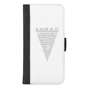 A Slice of Pi Numbers iPhone 8/7 Plus Wallet Case