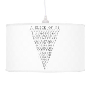 A Slice of Pi Presentation Hanging Lamp