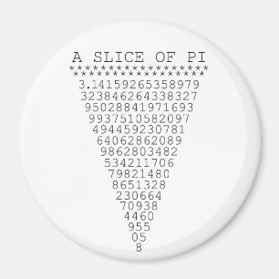 A Slice of Pi Presentation Magnet