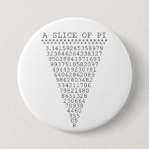 A Slice of Pi Presentation Pinback Button