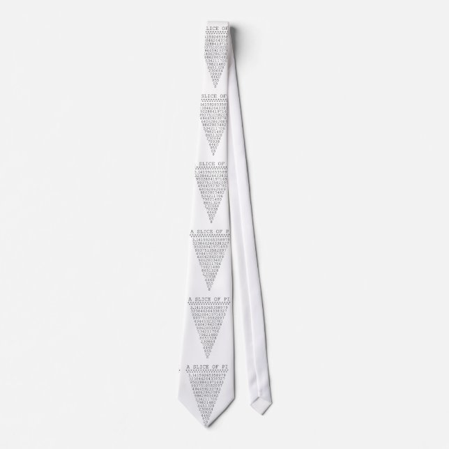 A Slice of Pi Presentation Tie (Front)