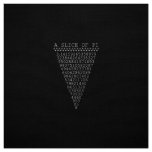 A Slice of Pi Triangle Fabric