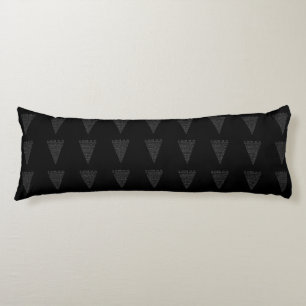 A Slice of Pi Typography Body Pillow