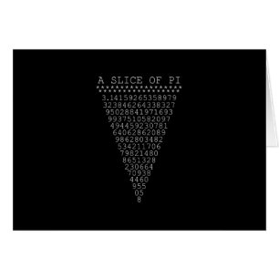 A Slice of Pi Typography Cards
