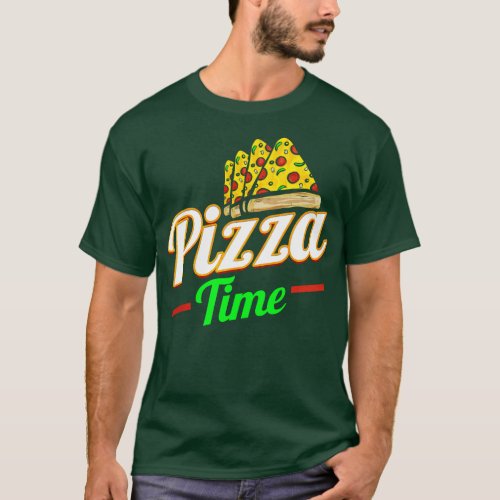 A Slice Of Pizza With Melting Cheese I Love Pizza  T_Shirt