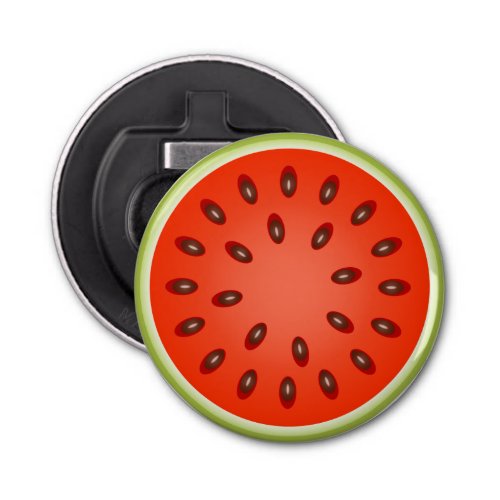 A Slice of Red Watermelon Bottle Opener