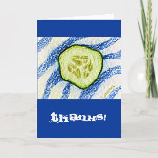 A Slice of Summer Letterpress Thank You Card