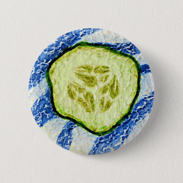 A Slice of Summer Pinback Button (Front)