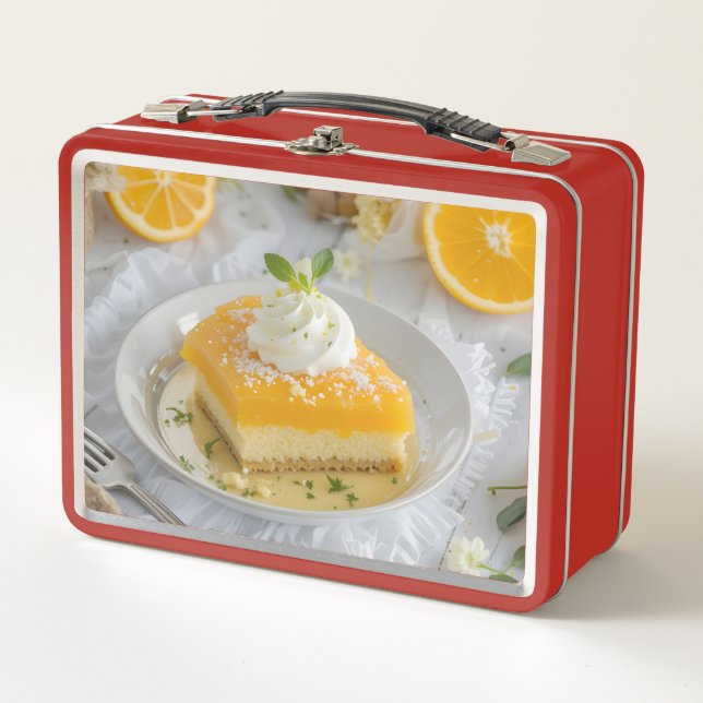 A Slice of Summer Sunshine Metal Lunch Box (Front)
