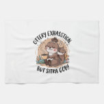 A Sloth Wild Animal Tired Kitchen Towel