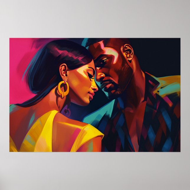 A slow dance with mi amor poster (Front)