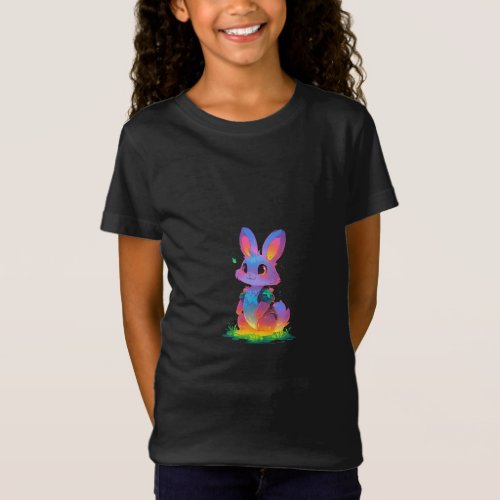 A small cartoon rabbit that loves all children T_Shirt