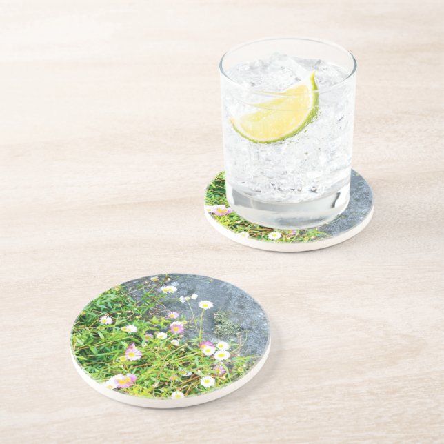 a small flower coaster (Side)