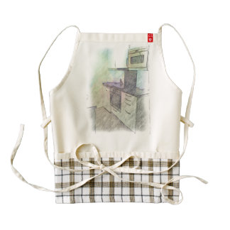 A small Kitchen Zazzle HEART Apron