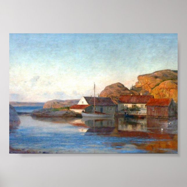 A Small Norwegian Inlet Poster (Front)