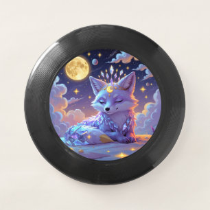 A small Star Whisper Moonlit Fox sleeping peaceful Wham-O Frisbee