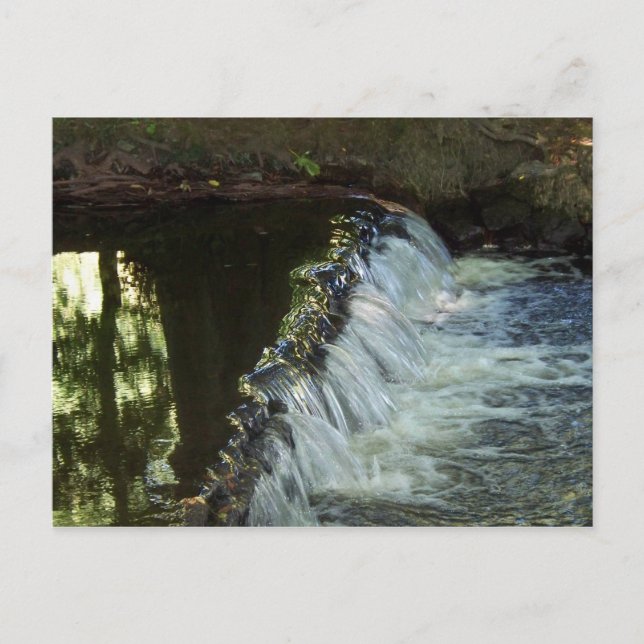 A Small Waterfall Step Postcard (Front)