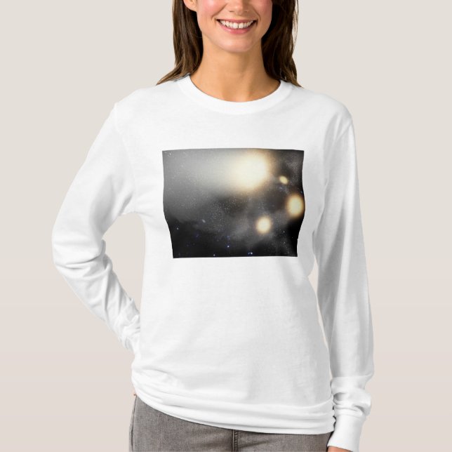 A smash-up of galaxies T-Shirt (Front)