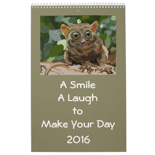A Smile A Laugh To Light Your Day 2016 long Calendar