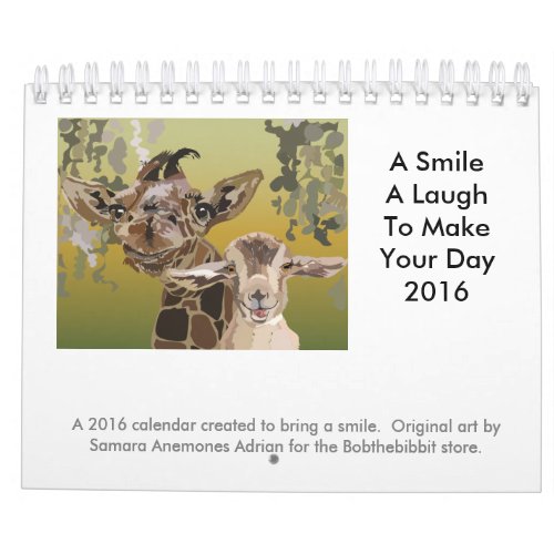 A Smile A Laugh To Light Your Day 2016 Medium Calendar