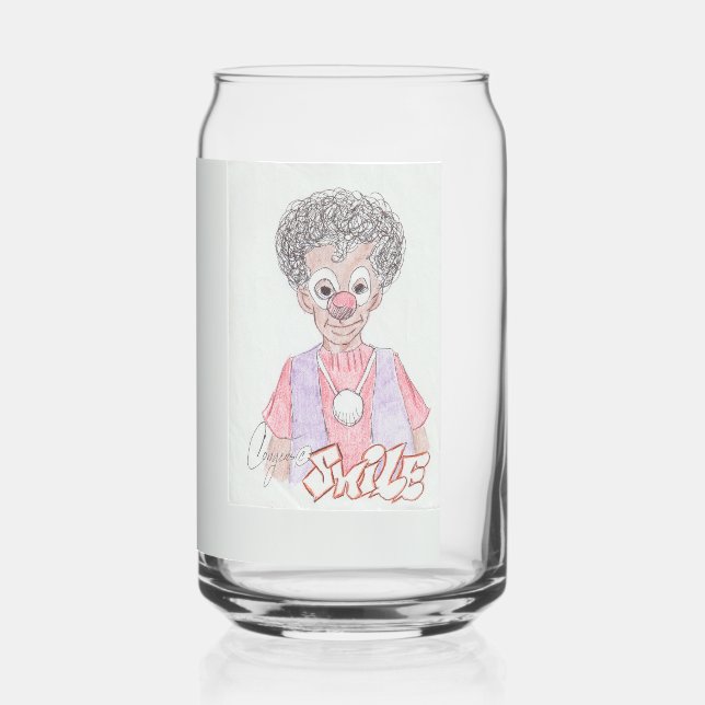 A SMILE drinking glass (Front)