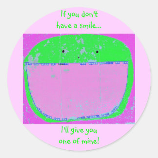 A Smile of Mine Classic Round Sticker