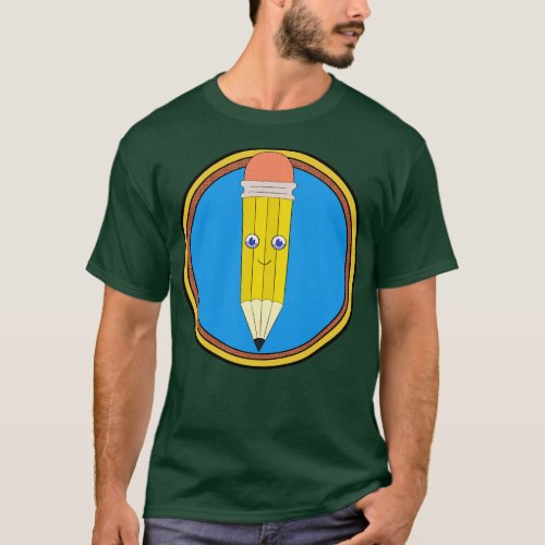A Smiling Pencil T_Shirt