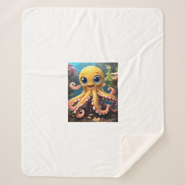 A smooth fleece & Sherpa Blankets (Front)