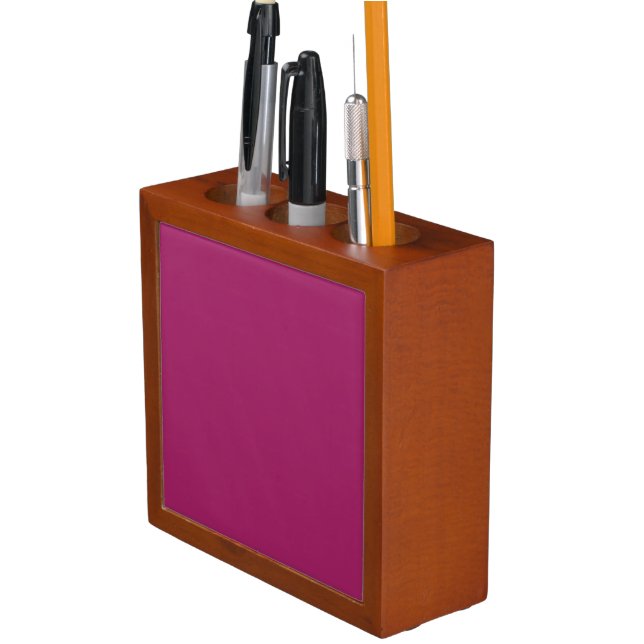 A smooth purple background with a sharp white bord desk organizer (In Situ)