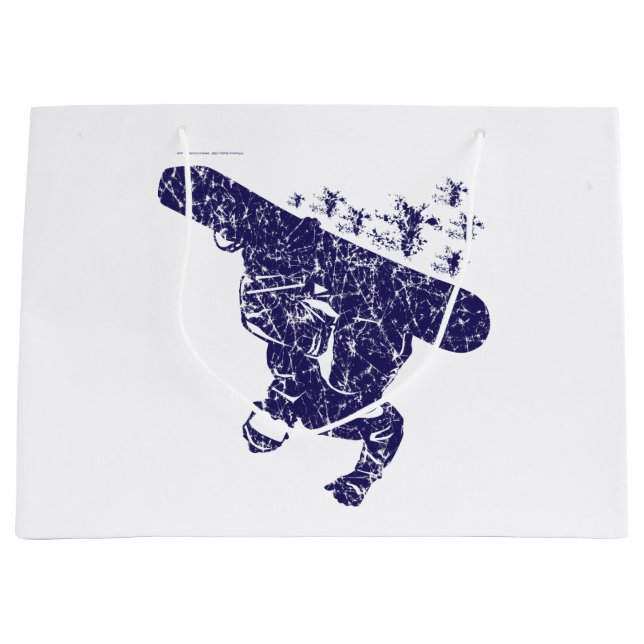 A Snowboarder catxchi Large Gift Bag (Front)