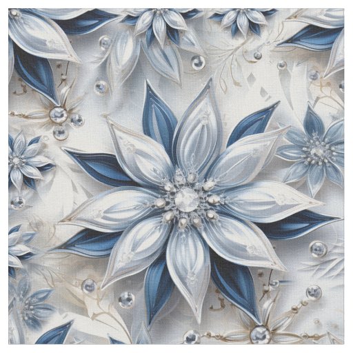 A snowflake winter event decor fabric
