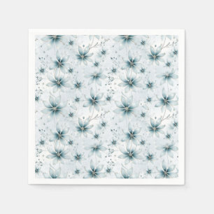 A snowflake winter event decor napkins