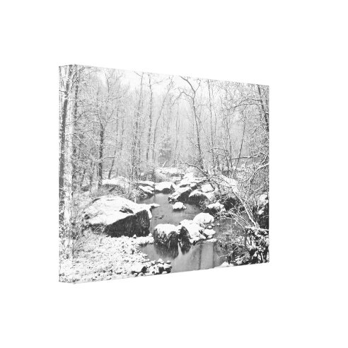 Black And White Winter Trees Canvas Art & Prints | Zazzle