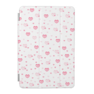A soft and romantic pattern featuring pastel pink iPad mini cover